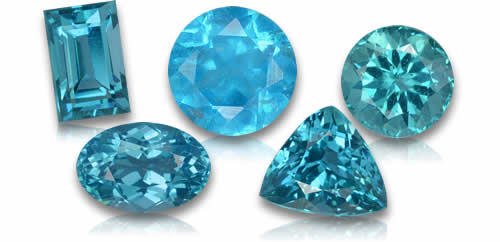 店铺 蓝色磷灰石 宝石