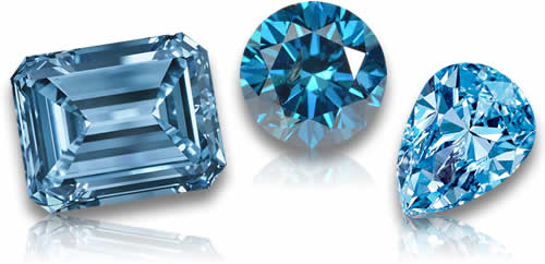 店铺 蓝色钻石 宝石