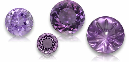 店铺 圆形紫水晶 宝石