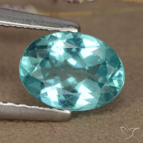 8.62 克拉蓝绿色磷灰石宝石| 梨形疏松磷灰石来自马达加斯加| 天然宝石 