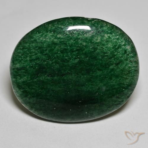 23.62 克拉绿色东陵宝石| 椭圆形切割| 29.3 x 18.9 mm | GemSelect