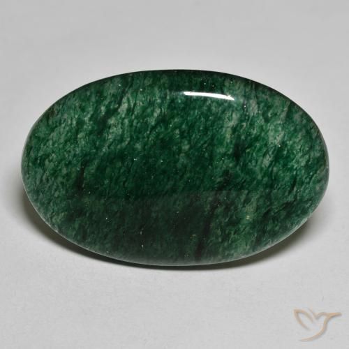 26.12 克拉绿色东陵宝石| 椭圆形切割| 32.3 x 19.1 mm | GemSelect