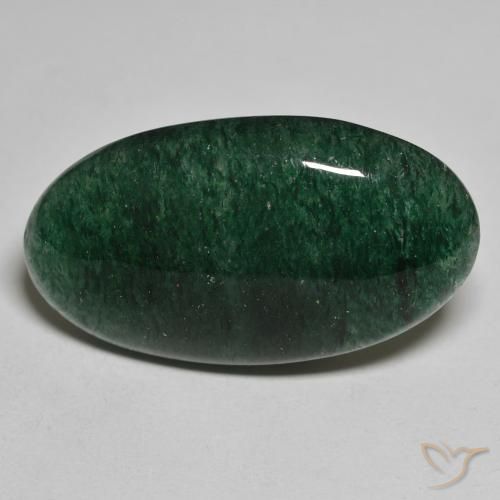 24.69 克拉绿色东陵宝石| 椭圆形切割| 28.4 x 20.2 mm | GemSelect