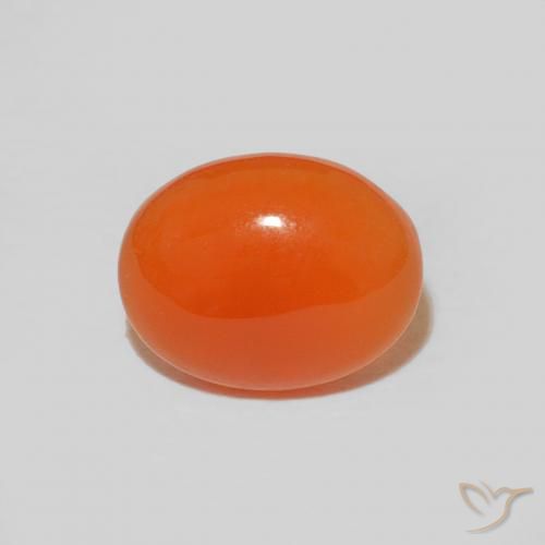 选购2.28 克拉椭圆形红玉髓宝石| 10.1 x 7.9 mm | GemSelect