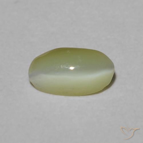 0.48 克拉椭圆形金绿宝石猫眼宝石| 4.3 x 4.1 mm | GemSelect