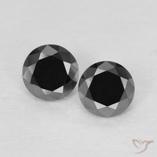 待售裸黑色钻石宝石- 有现货，可发货| 高分辨率照片| CLIPARTO宝石选择