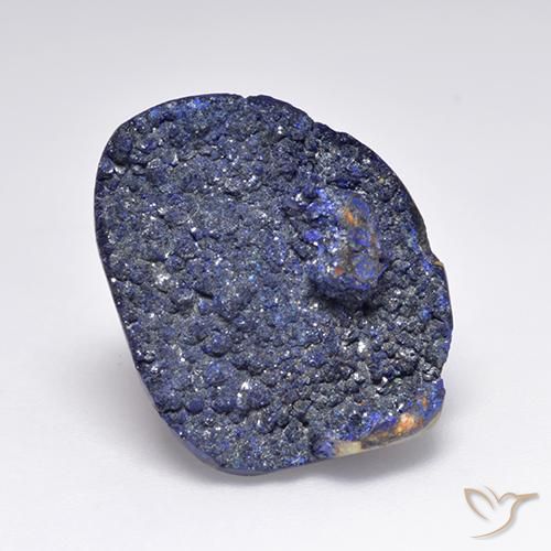 16.02 克拉奇形德鲁兹蓝铜矿宝石| 19.1 x 14.9 mm | GemSelect