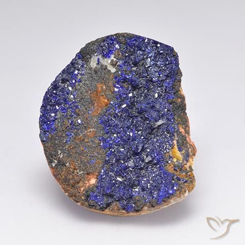 5.64 克拉奇形德鲁兹蓝铜矿宝石| 13.4 x 10.4 mm | GemSelect
