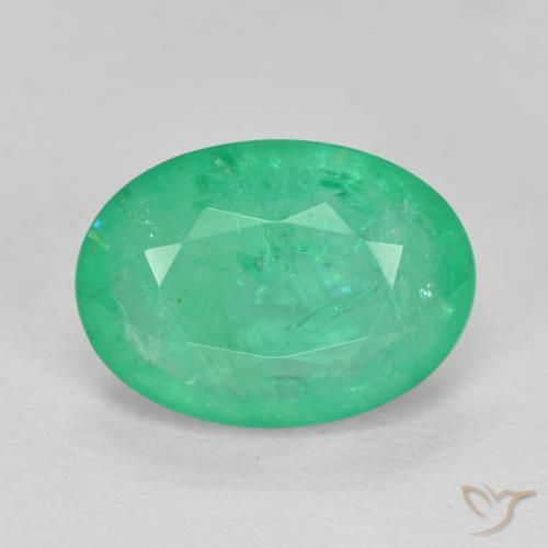 0.79 carat Oval Emerald Gemstone | loose Certified Emerald from 