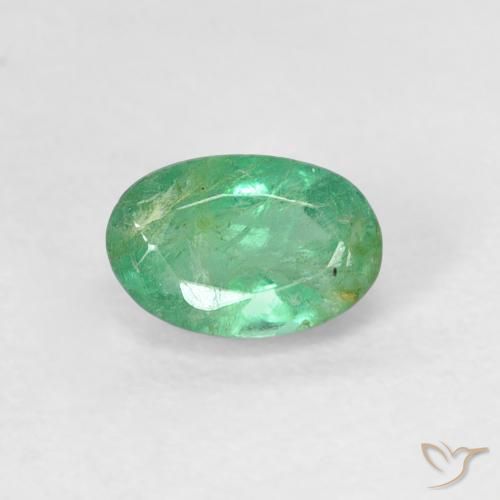 0.55 carat Oval Emerald Gemstone | loose Certified Emerald from 