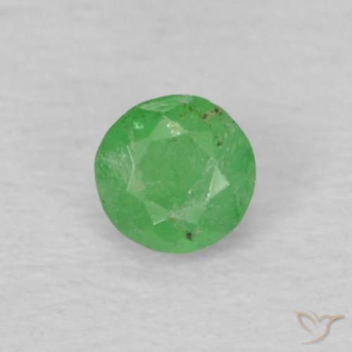 0.27 carat Round Emerald Gemstone | loose Certified Emerald from 
