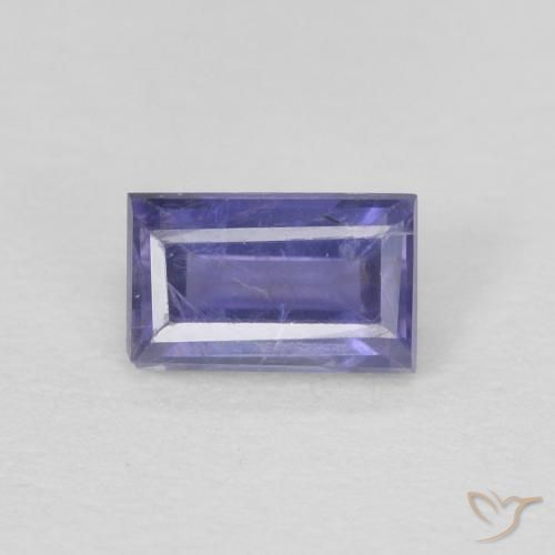 0.28 克拉长方形切割堇青石宝石| 4.9 x 3.1 mm | GemSelect