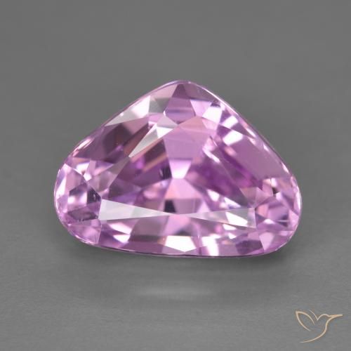 13.66 克拉紫色紫锂辉石宝石| 梨形loose Kunzite 来自阿富汗| 天然未经 
