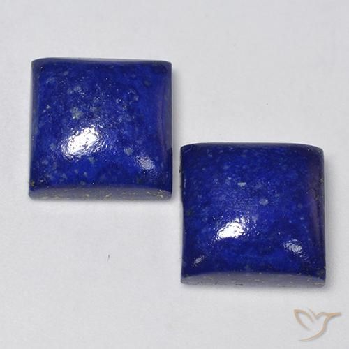14.81 克拉方形青金石宝石| 11.2 x 11.1 mm | GemSelect