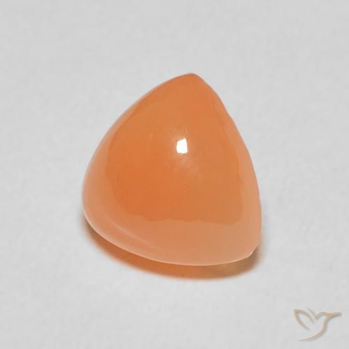 1.84 克拉橙色月光石| 胖三角形来自印度| 天然未经处理的宝石, ID: 706640