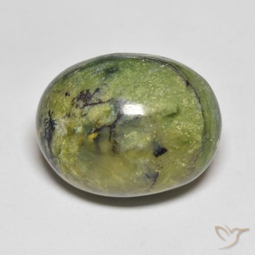 4.64 克拉绿蛋白石宝石| 椭圆形松散蛋白石来自巴西| 天然未经处理的 