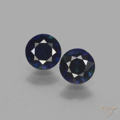 0.6 克拉蓝色蓝宝石| 钻石切割裸蓝宝石来自马达加斯加| 天然宝石, ID 