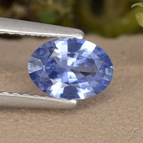 0.74 克拉蓝色蓝宝石| 椭圆形裸蓝宝石来自斯里兰卡| 天然宝石, ID: 476092