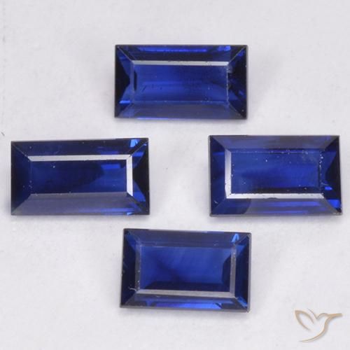 1.63 克拉蓝色蓝宝石| 狭长形阶梯切割裸蓝宝石来自马达加斯加| 天然 