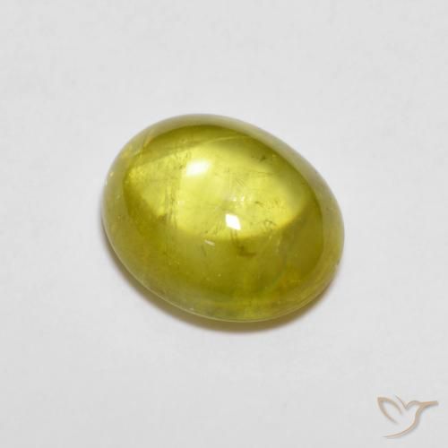 2.78 克拉黄色榍石宝石| 椭圆形切割| 8.3 x 7 mm | GemSelect