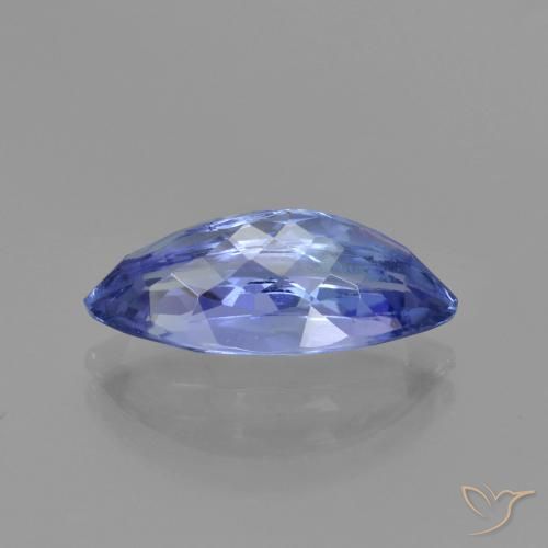 3.03 克拉蓝色坦桑石宝石, 马眼切割 松散坦桑石 来自坦桑尼亚, 天然宝石, 13.9 x 6.4 mm