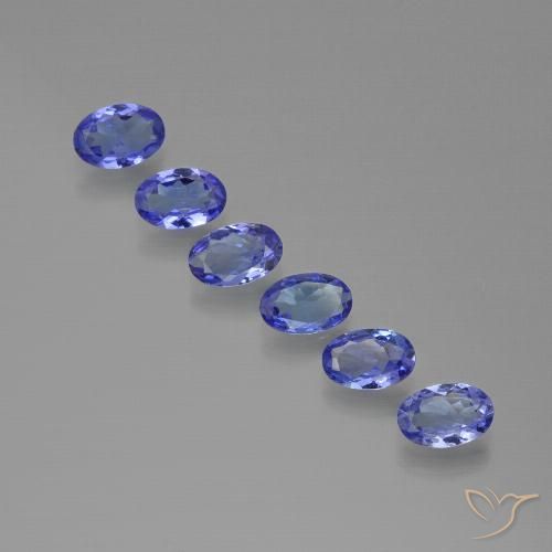 3.22 克拉蓝色坦桑石宝石| 椭圆形松散坦桑石来自坦桑尼亚| 天然宝石 