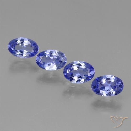 1.86 克拉蓝色坦桑石宝石| 椭圆形松散坦桑石来自坦桑尼亚| 天然宝石 