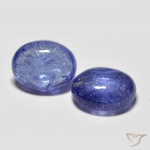 6.45 克拉蓝色坦桑石宝石| 椭圆形松散坦桑石来自坦桑尼亚| 天然宝石 
