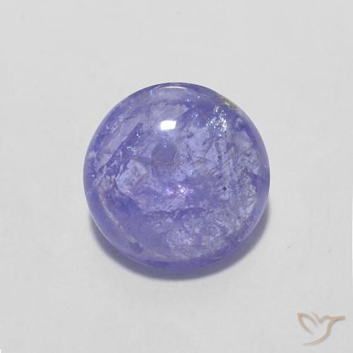 1.59 克拉紫罗兰坦桑石宝石| 圆形松散坦桑石来自坦桑尼亚| 天然宝石 