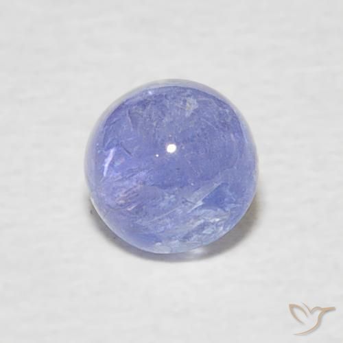 0.86 克拉蓝色坦桑石宝石, 圆形 松散坦桑石 来自坦桑尼亚, 天然宝石, 5.3 mm