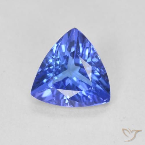 1.09 克拉蓝色坦桑石宝石出售| 万亿级切割松散坦桑石来自坦桑尼亚 